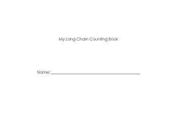 Preview of Montessori Long Chain Number Recording Book