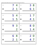 Montessori Math Addition Equation Cards- Static