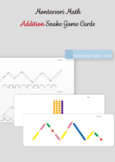 Montessori Math - Addition Snake Game Cards