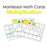 Montessori Math Cards: Multiplication