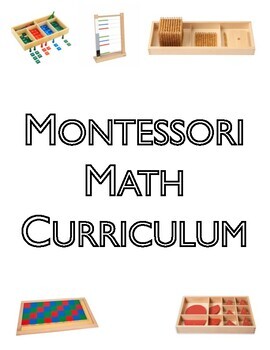 Preview of Montessori Math Curriculum (2nd, 3rd, 4th Grade)