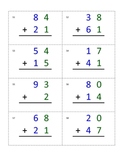 Montessori Math Equation Cards- Two digit, static