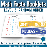 Montessori Math Basic Facts, Fluency Practice Sheets, 1st 