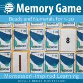 Montessori Math Memory Game: Recognizing Numbers 1 to 20, 
