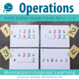 Montessori Math: 4 Digit Basic Operations, Golden Bead Equ