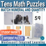 Montessori Math Puzzles, Ordering Numbers Least to Greates