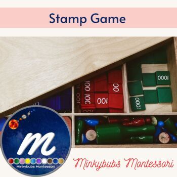 Preview of Montessori Math Stamp Game Printable Make Your Own