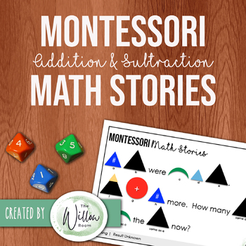 Preview of Montessori Math Stories - Addition and Subtraction