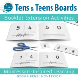 Montessori Math Tens and Teen Boards Practice, Number Matc
