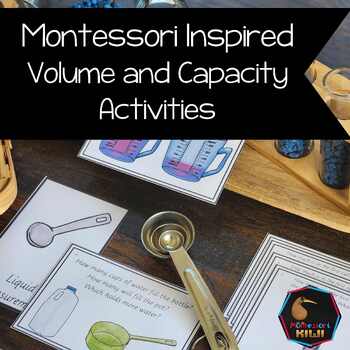 Preview of Montessori Measurement: Volume and Capacity