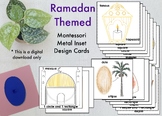 Montessori Metal Inset Designs - Ramadan Themed