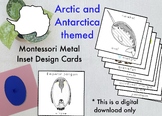 Montessori Metal Inset Designs set 9, Arctic and Antarctic
