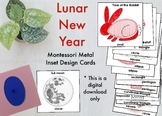 Montessori Metal Inset designs set 13, Lunar New Years