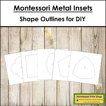 Bulk White Metal Inset Paper - Montessori Services