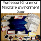 Montessori Miniature Grammar Environment: Ocean