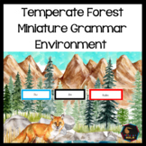 Montessori Miniature Grammar Environment: Temperate Forest