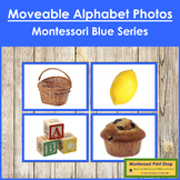 Montessori Moveable Alphabet Photos - Blue Series (Large)