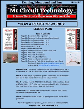 Preview of Montessori Mr Circuit Hands-On Electronics Exp. 01 - “HOW A RESISTOR WORKS”