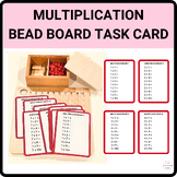 Montessori Multiplication Bead Board Task Cards