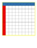 Montessori Multiplication Finger Chart