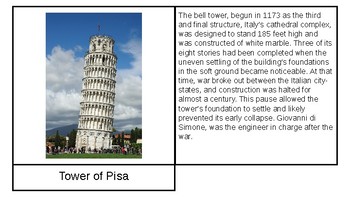 Preview of Montessori Nomenclature World Landmarks