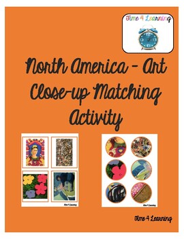 Preview of Montessori North America Artists- Art Close-up Matching