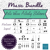 Montessori Note Value Activity Station Bundle - Elementary