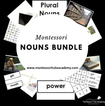 Preview of Montessori Nouns Activities