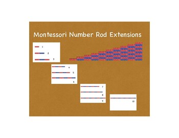 Preview of Montessori Number Rod Extensions