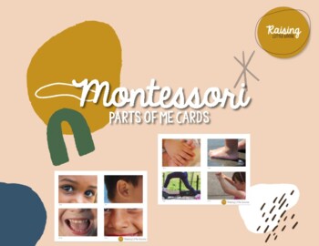 Preview of Montessori Parts of Me Cards