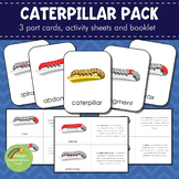 Parts of a Caterpillar Montessori 3 Part Cards