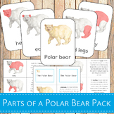 Montessori Parts of a Polar Bear Learning Pack
