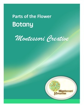 Preview of Montessori Parts of the Flower for Elementary
