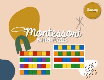 Preview of Montessori Pattern Puzzles