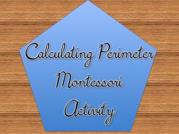 Preview of Montessori Perimeter Activity