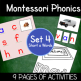 Montessori Phonics 4- Short "a" CVC word building