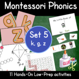 Montessori Phonics 5- Low-prep activities for homeschool o