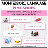 Montessori Phonics Pink Series | Sentence Strips | Attache