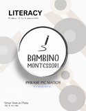 Montessori Phrase Pic Match - Blending Sound Words