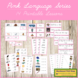 Montessori Pink Phonetic Language Series Bundle PHOTOS (Cu