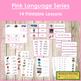 Montessori Pink Phonetic Language Series Bundle (PHOTOS) -