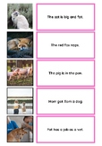 Montessori - Pink Phrase / Sentence reading Cards