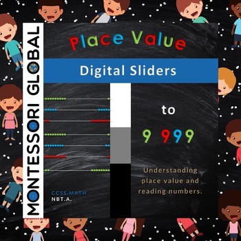 Preview of Montessori | Place Value to 9 999 - Digital Slider PowerPoint Presentation