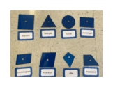 Montessori Plane shapes - geometry cabinet