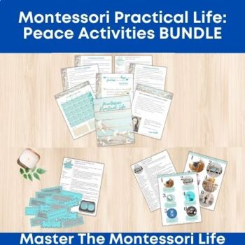 Preview of Montessori Practical Life: Peace Activities BUNDLE