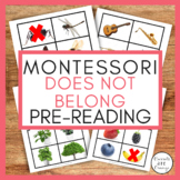 [Pre-Reading] Montessori Language - "Does Not Belong"