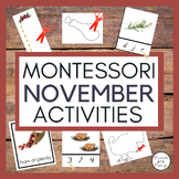 Montessori Preschool Activities Pack - November