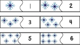 Montessori Preschool Winter Counting Snowflake and Number 