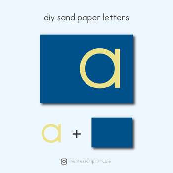 Montessori Print Font by Diana Sarracino | TPT