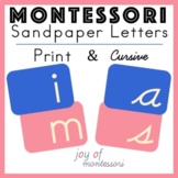 Montessori Printable Sandpaper Letters Bundle
